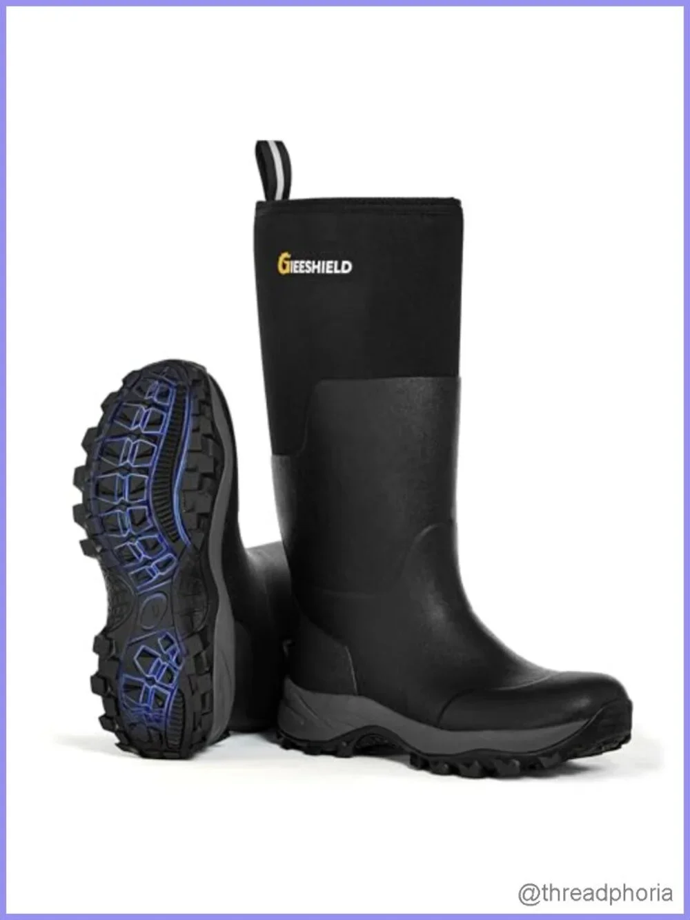 Ultra-Light Waterproof Neoprene Insulated Rubber Boots Anti-Slip Hunting
